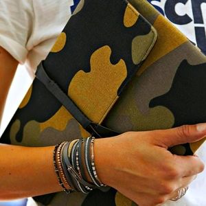 Stella & Dot Clutch in Camo